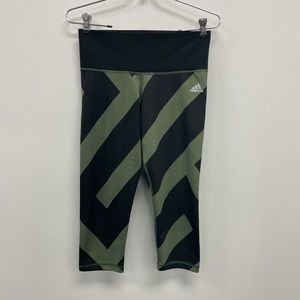 Women’s Adidas Mid-Rise Striped Leggings
